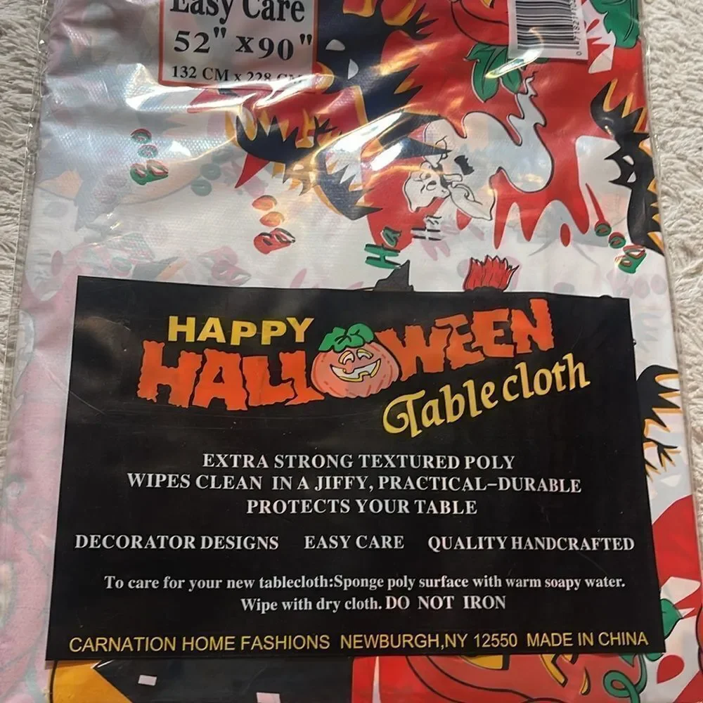 NEW vintage Halloween tablecloth